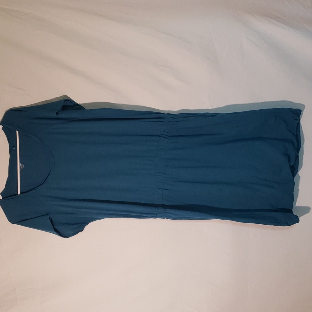 Toad & Co teal dress